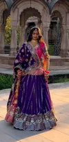 PC 530 Faux Georgette With Heavy Embroidery Coding Sequence Work Lehenga With Choli Dupatta Online Wholesale